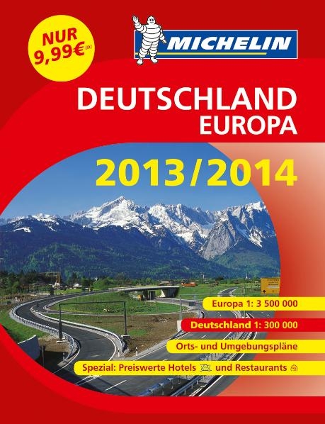 Michelin Stra&szlig;enatlas Deutschland/Europa 2013/2014