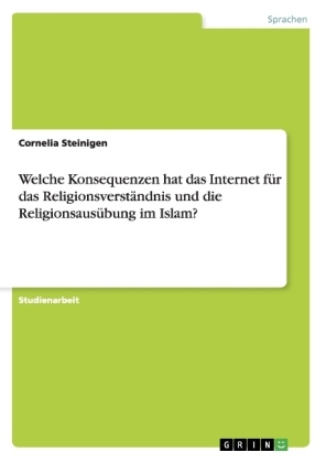 Welche Konsequenzen hat das Internet f&Atilde;&frac14;r das Religionsverst&Atilde;&curren;ndnis und die Religionsaus&Atilde;&frac14;bung im Islam? - Cornelia Steinigen