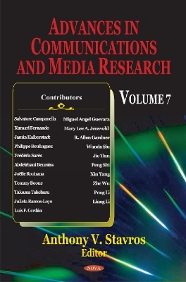 Advances in Communications & Media Research - Anthony V Stavros