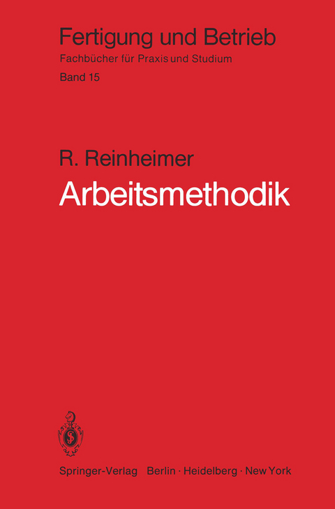Arbeitsmethodik - R. Reinheimer