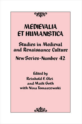 Medievalia et Humanistica, No. 42 - 