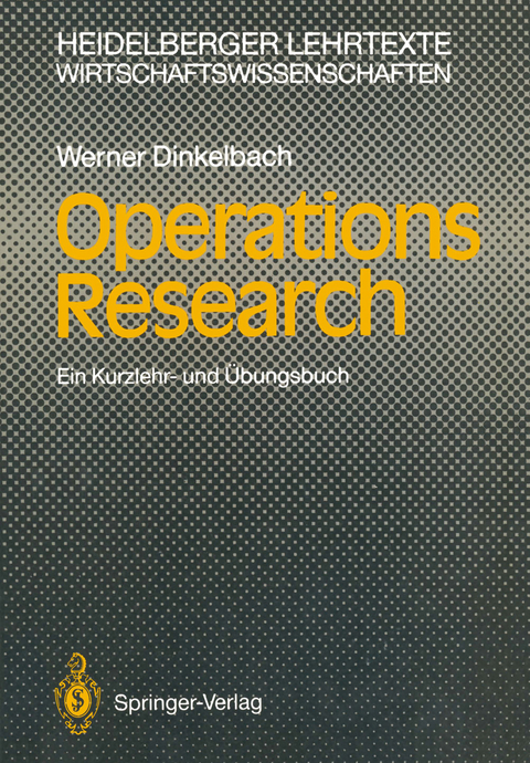 Operations Research - Werner Dinkelbach