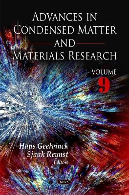 Advances in Condensed Matter & Materials Research - 