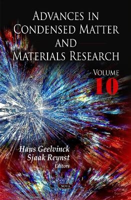 Advances in Condensed Matter & Materials Research - 