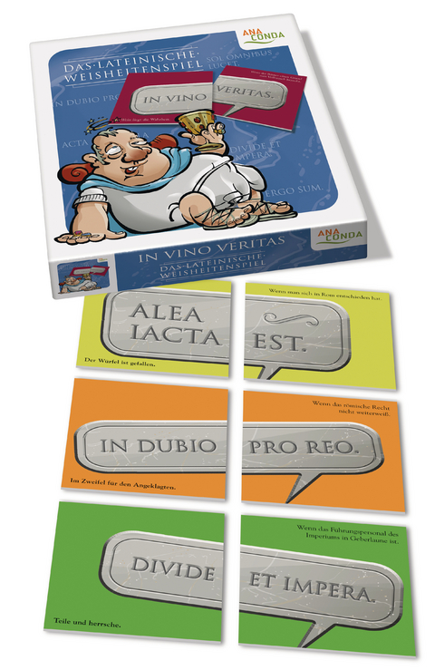 In vino veritas - Das lateinische Weisheitenspiel - Michael Schmitz, Roland Pecher, Walter Soiron