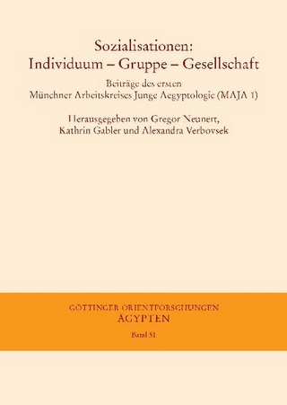 Sozialisationen: Individuum – Gruppe – Gesellschaft