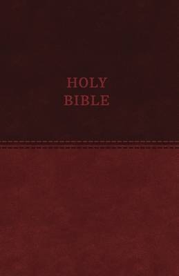 KJV Holy Bible: Value Thinline, Brown Leathersoft, Red Letter, Comfort Print: King James Version
