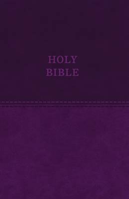 KJV Holy Bible: Value Large Print Thinline, Purple Leathersoft, Red Letter, Comfort Print: King James Version