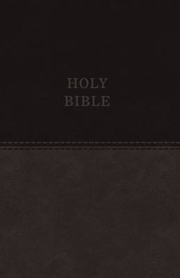 KJV Holy Bible: Value Large Print Thinline, Gray Leathersoft, Red Letter, Comfort Print: King James Version