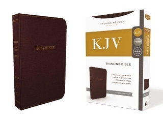 KJV Holy Bible: Thinline, Burgundy Leathersoft, Red Letter, Comfort Print: King James Version