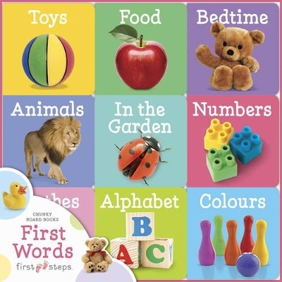 First Steps Chunky Board Books: First Words - Hinkler Pty Ltd