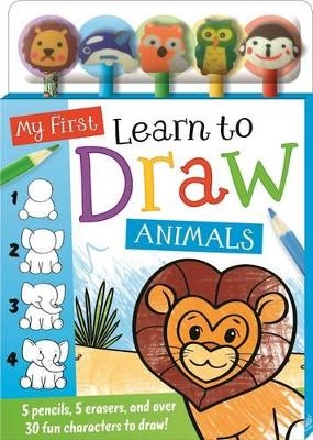 My First Learn to Draw Animals 5-Pencil Set
