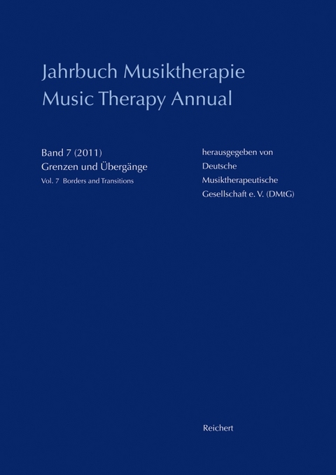 Jahrbuch Musiktherapie / Music Therapy Annual