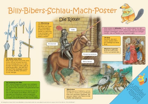 Billy-Bibers-Schlau-Mach-Poster - Der Ritter - Katrin von Br&uuml;hl, Skadi Schulze