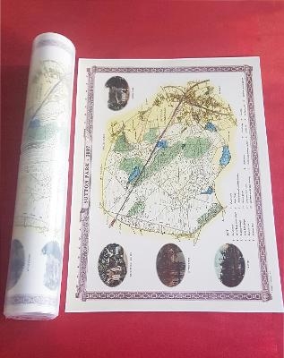 Sutton Park 1887 - Old Map Supplied Rolled in a Clear Two Part Screw Presentation Tube - Print Size 45cm x 32cm -  Mapseeker Archive Publishing
