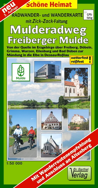 Radwander- und Wanderkarte Mulderadweg (Freiberger Mulde)
