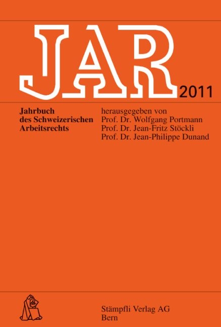 JAR 2011. &Uuml;bersicht &uuml;ber das Jahr 2010 - 