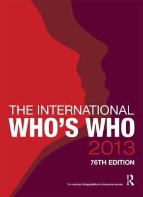 The International Who's Who 2013 - 