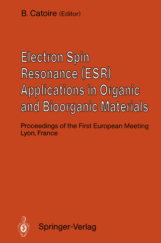 Electron Spin Resonance (ESR) Applications in Organic and Bioorganic Materials