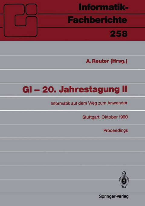 GI &mdash; 20. Jahrestagung II - 