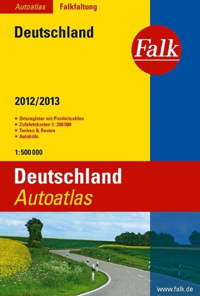 Falk Autoatlas Falkfaltung Deutschland 2012/2013