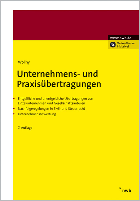 Unternehmens- und Praxis&uuml;bertragungen - Dorothee Hallerbach, H&uuml;lya D&ouml;nmez, Melanie Liebert, Axel Wepler