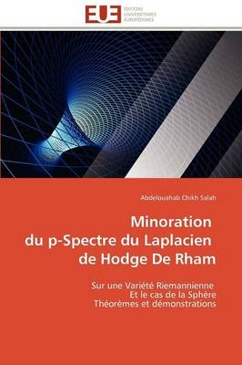 Minoration du p-spectre du laplacien de hodge de rham