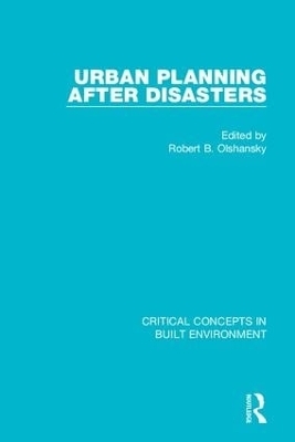 Urban Planning After Disasters - 