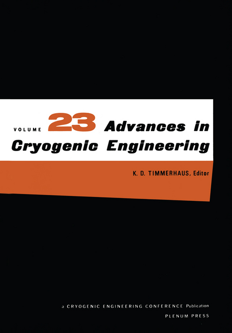 Advances in Cryogenic Engineering - 