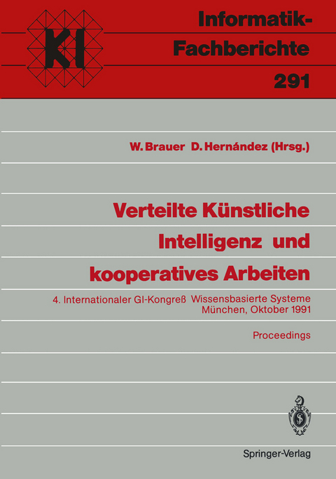 Verteilte K&uuml;nstliche Intelligenz und kooperatives Arbeiten - 