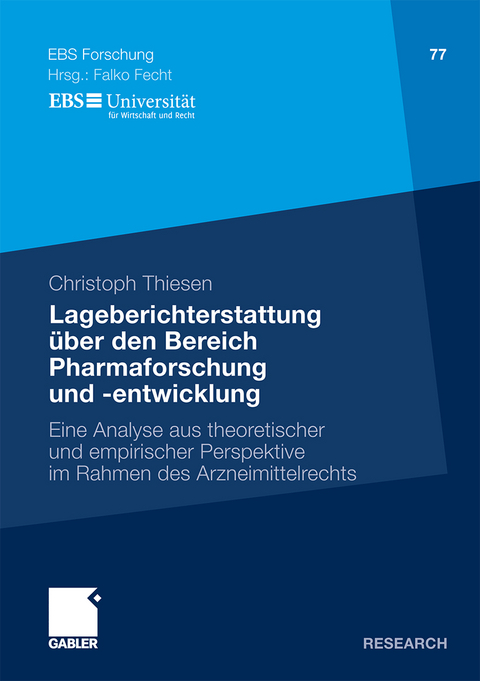 Lageberichterstattung &uuml;ber den Bereich Pharmaforschung und -entwicklung - Christoph Thiesen