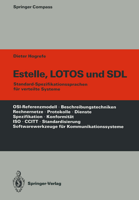 Estelle, LOTOS und SDL - Dieter Hogrefe