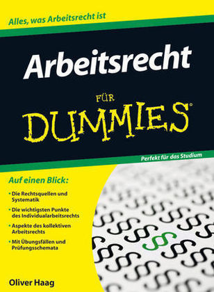 Arbeitsrecht f&uuml;r Dummies - Oliver Haag
