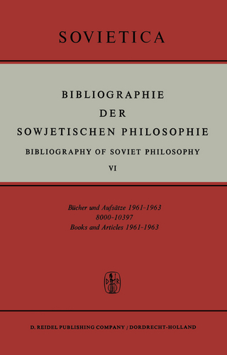 Bibliographie der Sowjetischen Philosophie