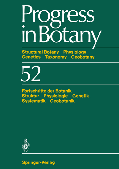 Progress in Botany - Karl Esser