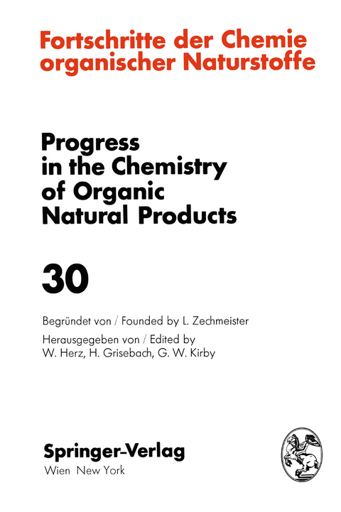 Fortschritte der Chemie Organischer Naturstoffe / Progress in the Chemistry of Organic Natural Products