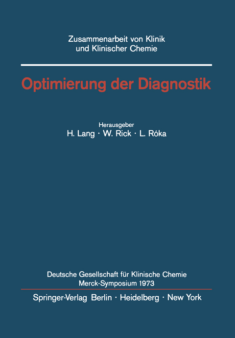 Optimierung der Diagnostik - 
