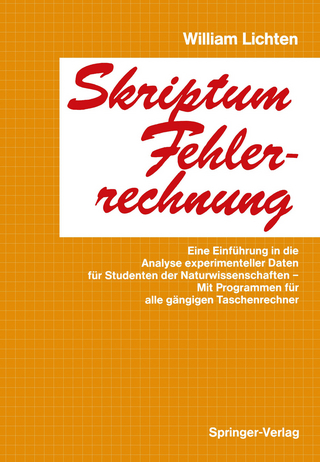 Skriptum Fehlerrechnung