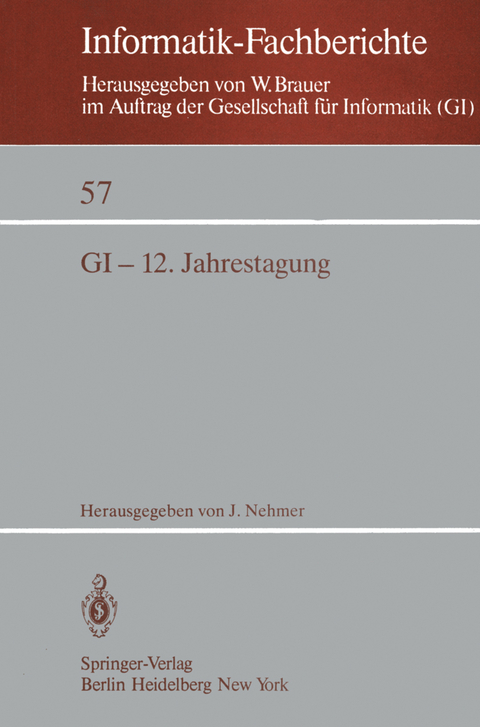GI-12. Jahrestagung - 