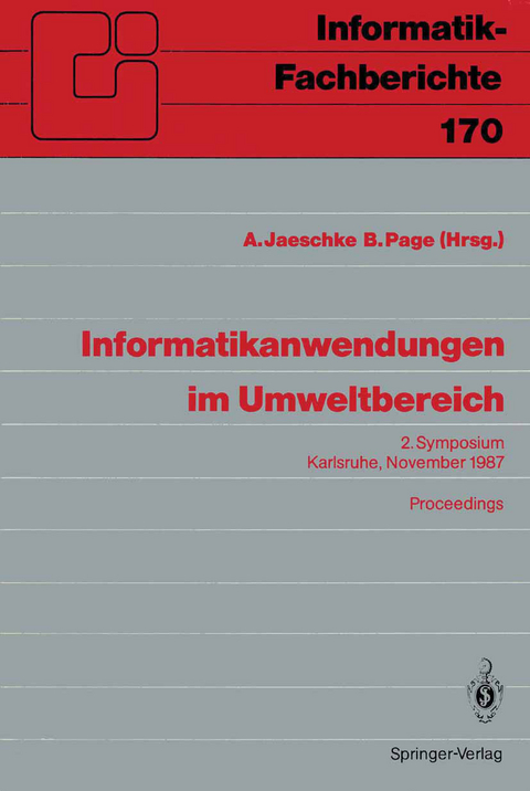 Informatikanwendungen im Umweltbereich - 