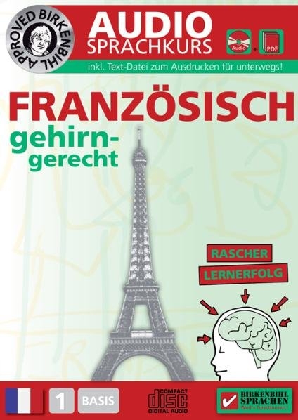 Birkenbihl Sprachen: Franz&ouml;sisch gehirn-gerecht, 1 Basis, Audio-Kurs