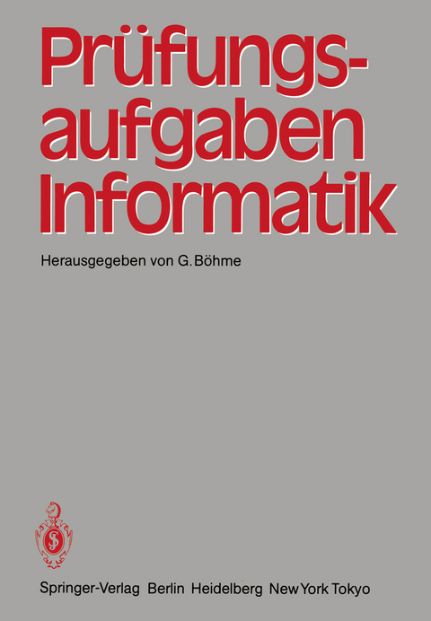 Prüfungsaufgaben Informatik - 