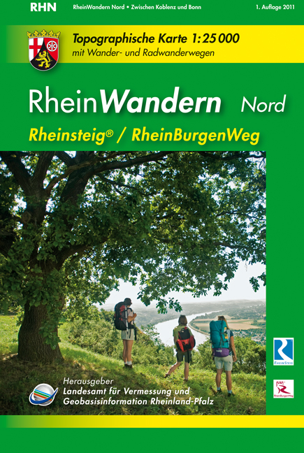 RheinWandern Nord (WR) -  Landesamt f&uuml;r Vermessung und Geobasisinformation Rheinland-Pfalz