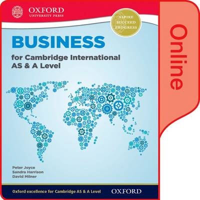 Business for Cambridge International AS & A Level Online Student Book - Peter Joyce, Sandra Harrison, Dave Milner
