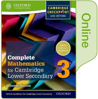 Complete Mathematics for Cambridge Lower Secondary Book 3 - Deborah Barton