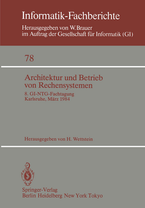 Architektur und Betrieb von Rechensystemen - 