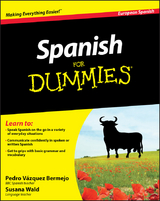 Spanish For Dummies - Pedro V&aacute;zquez Bermejo, Susana Wald