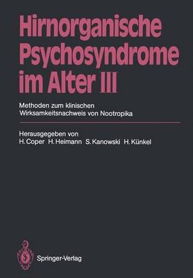 Hirnorganische Psychosyndrome im Alter III