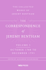 Correspondence of Jeremy Bentham, Volume 4 -  Jeremy Bentham
