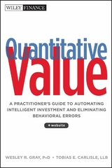 Quantitative Value - Wesley R. Gray, Tobias E. Carlisle
